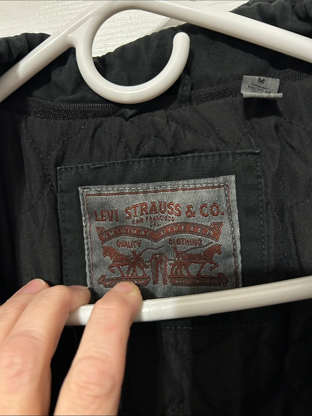 Unisex Levi Black Jean Stylish Jacket